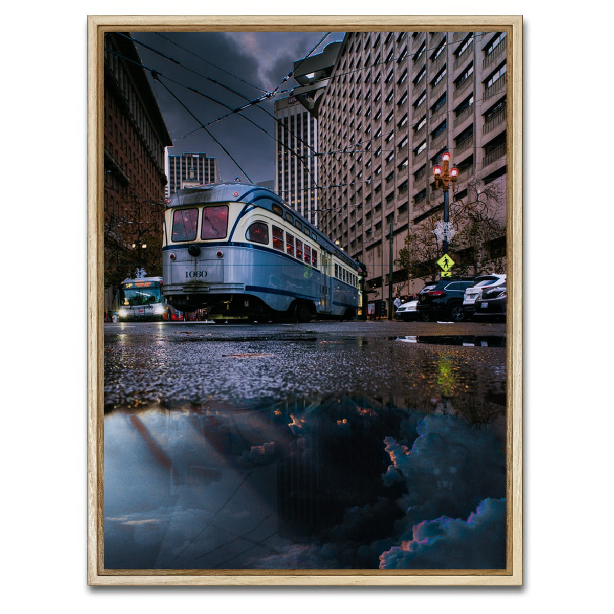AUTO-MOCKUP WHITE | Cloudy Ground | 1 Piece | Natural Framed Canvas | group=3x4