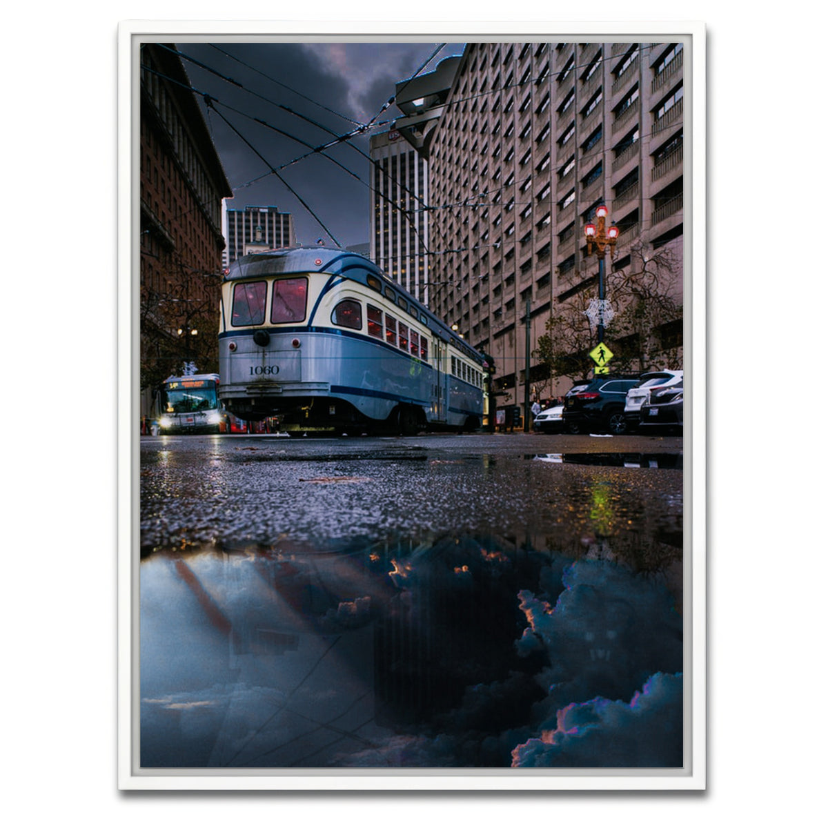 AUTO-MOCKUP WHITE | Cloudy Ground | 1 Piece | White Framed Canvas | group=3x4