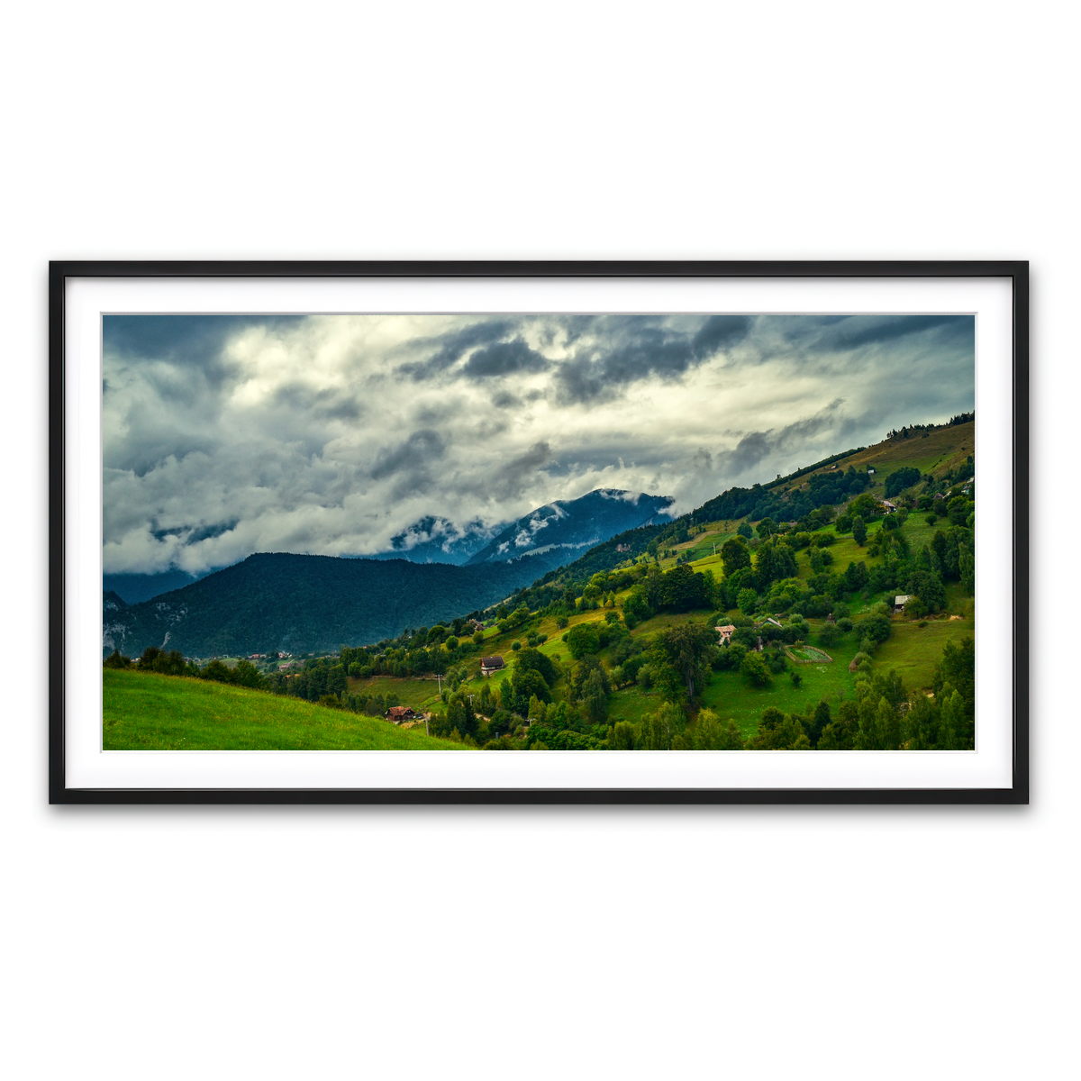 Framed Print 2x1 Black