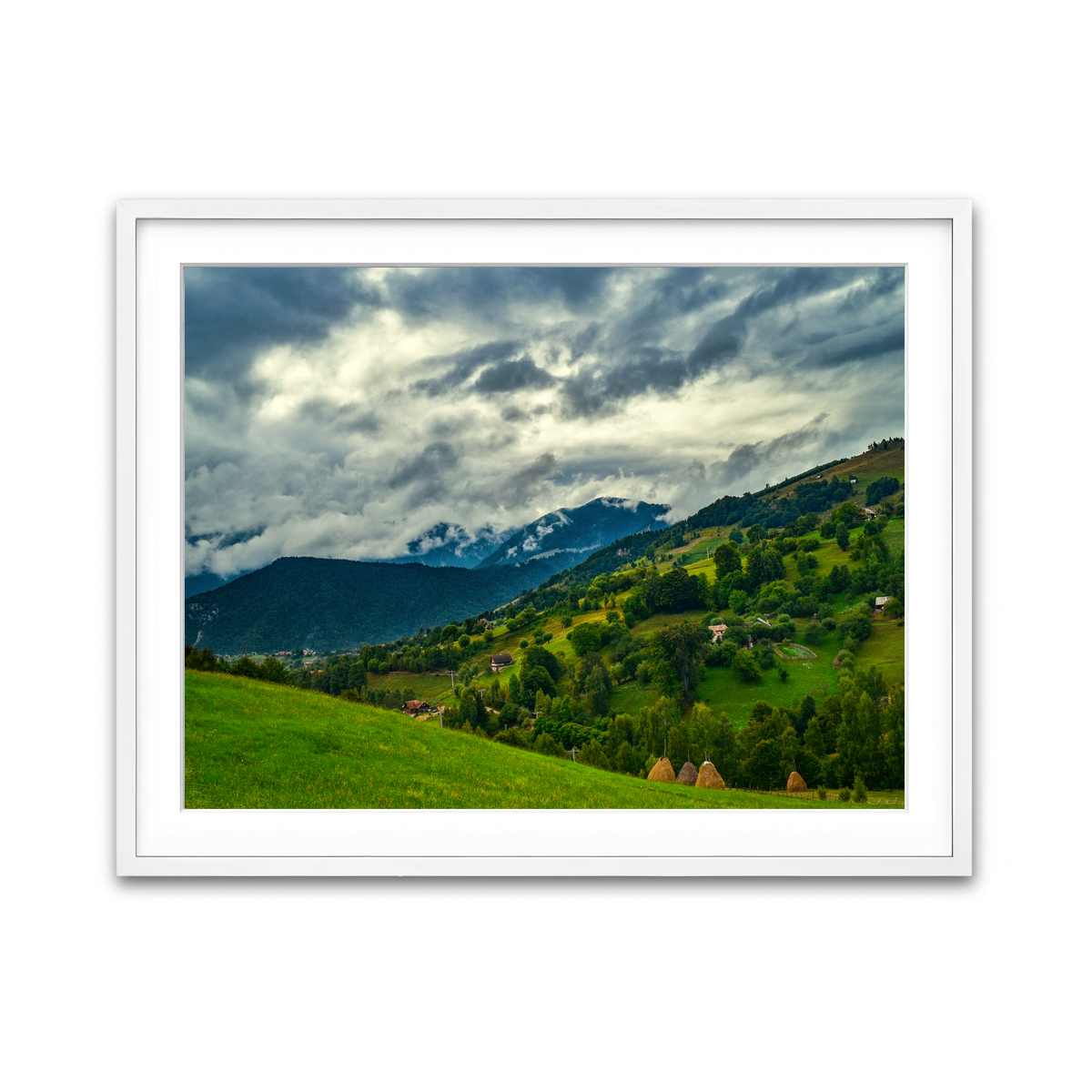 Framed Print 4x3 White