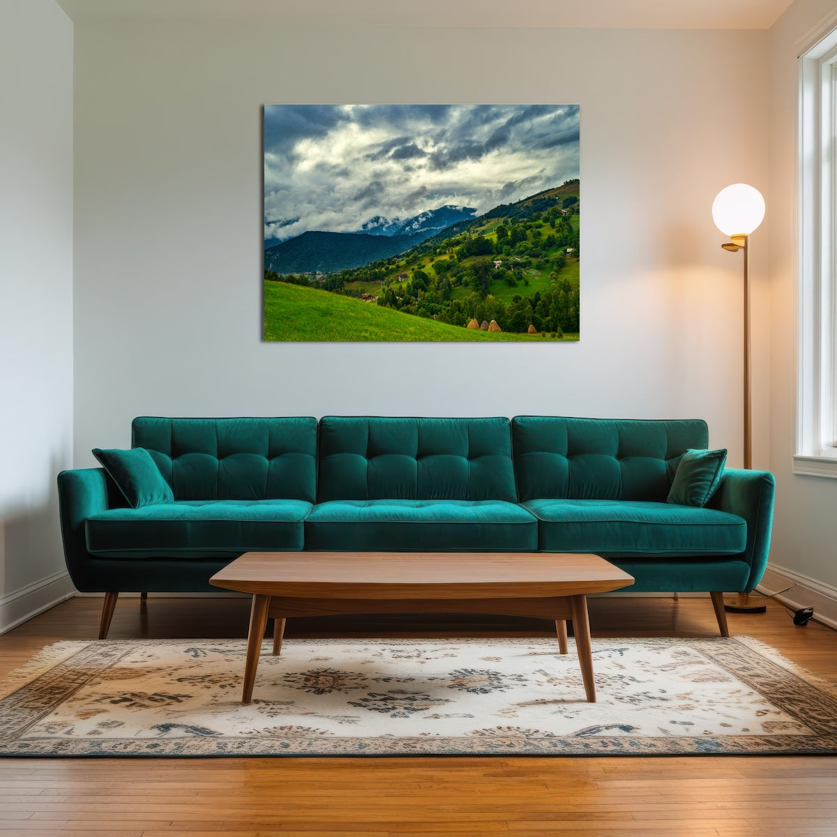 AUTO-MOCKUP ROOM | Cloudy Hillside in Magura Romania
