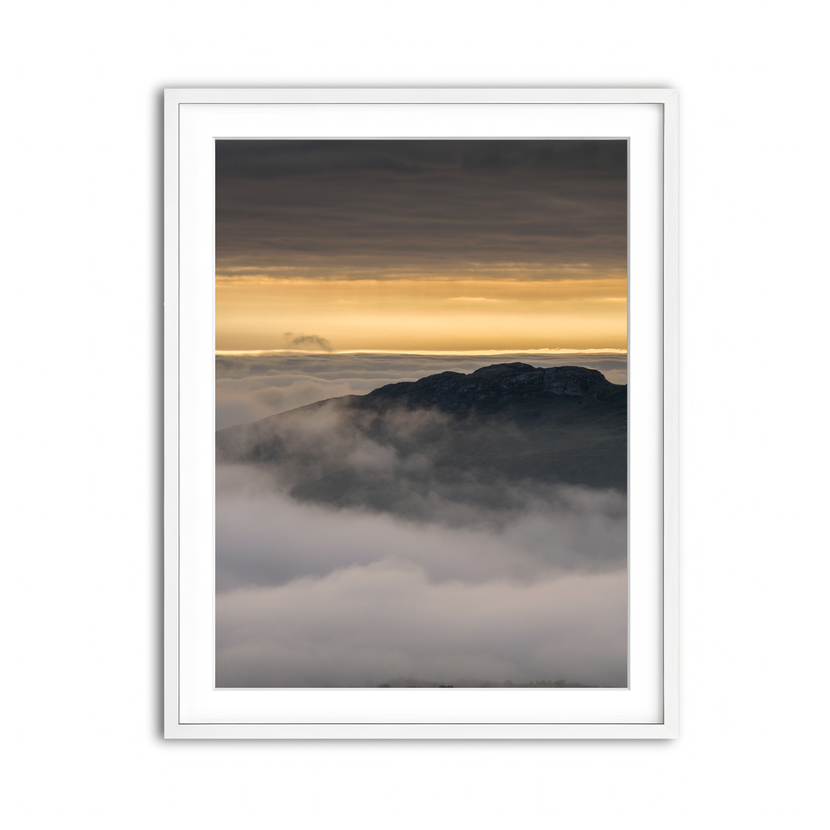 Framed Print 3x4 White