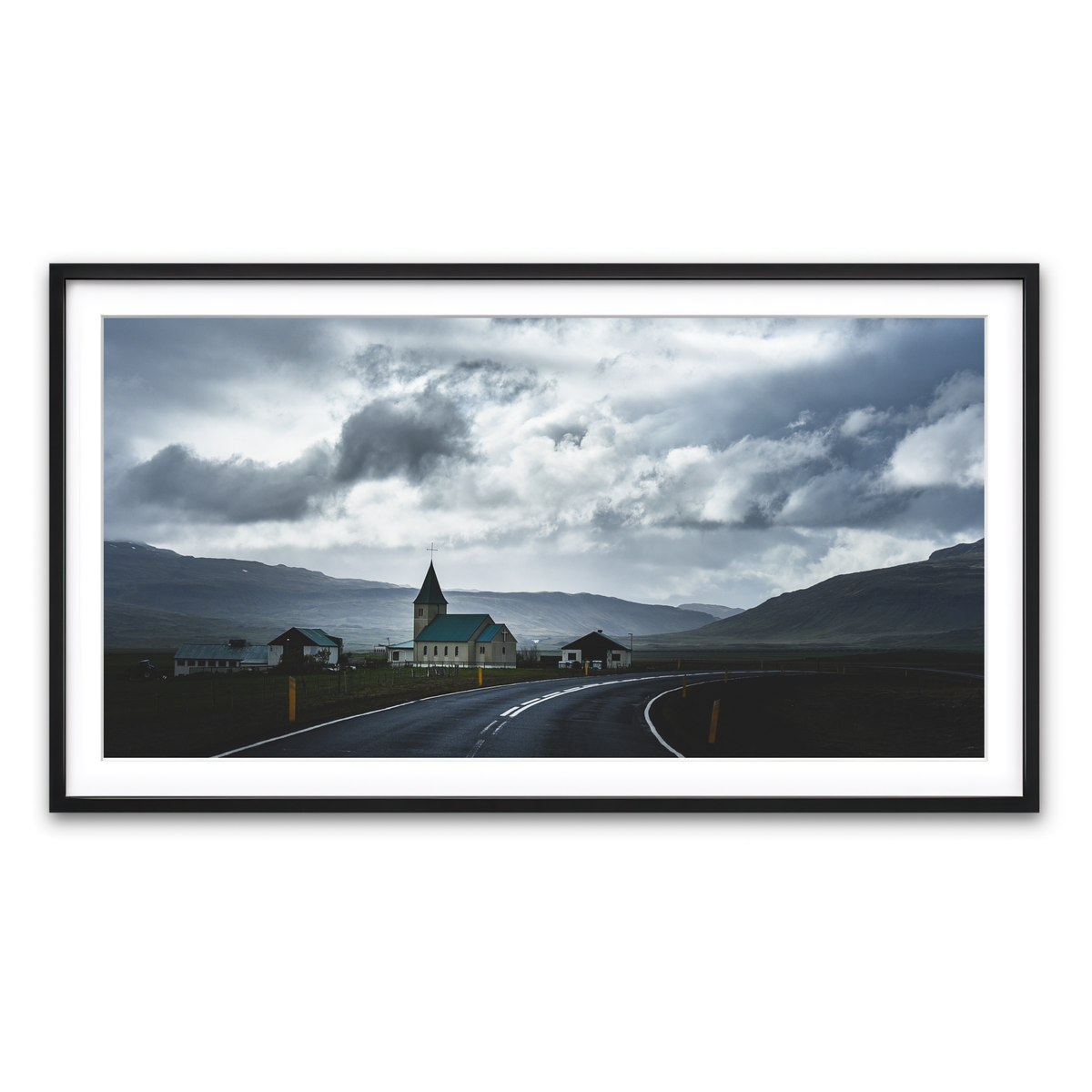Framed Print 2x1 Black