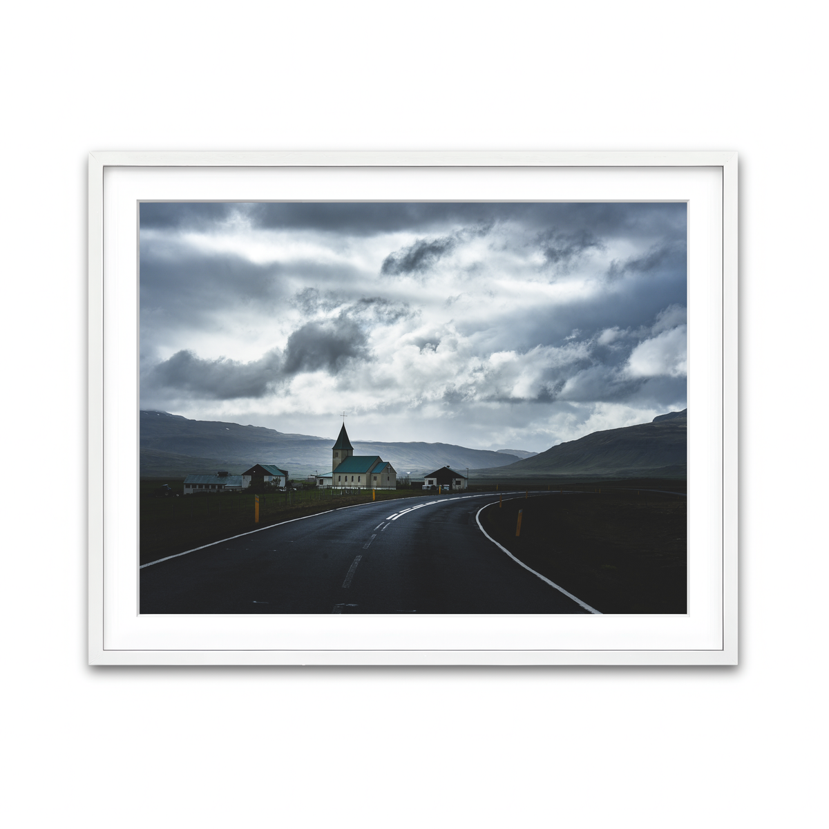 Framed Print 4x3 White