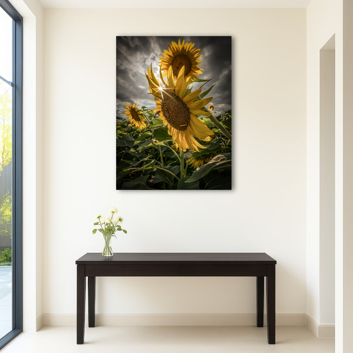 AUTO-MOCKUP ROOM | Cloudy Sunflowers