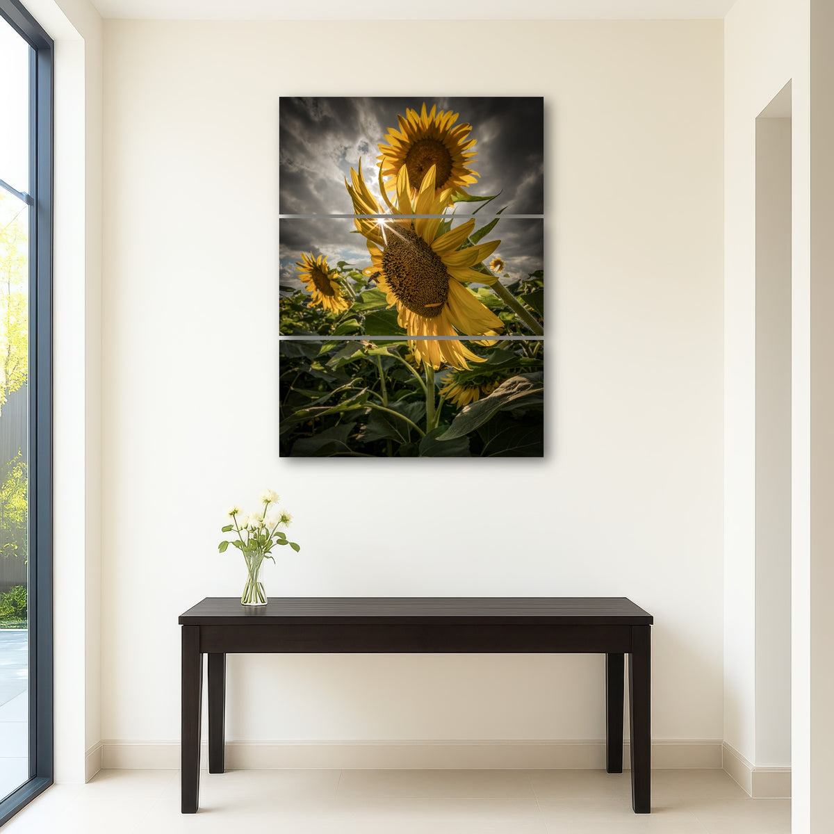 AUTO-MOCKUP ROOM | Cloudy Sunflowers