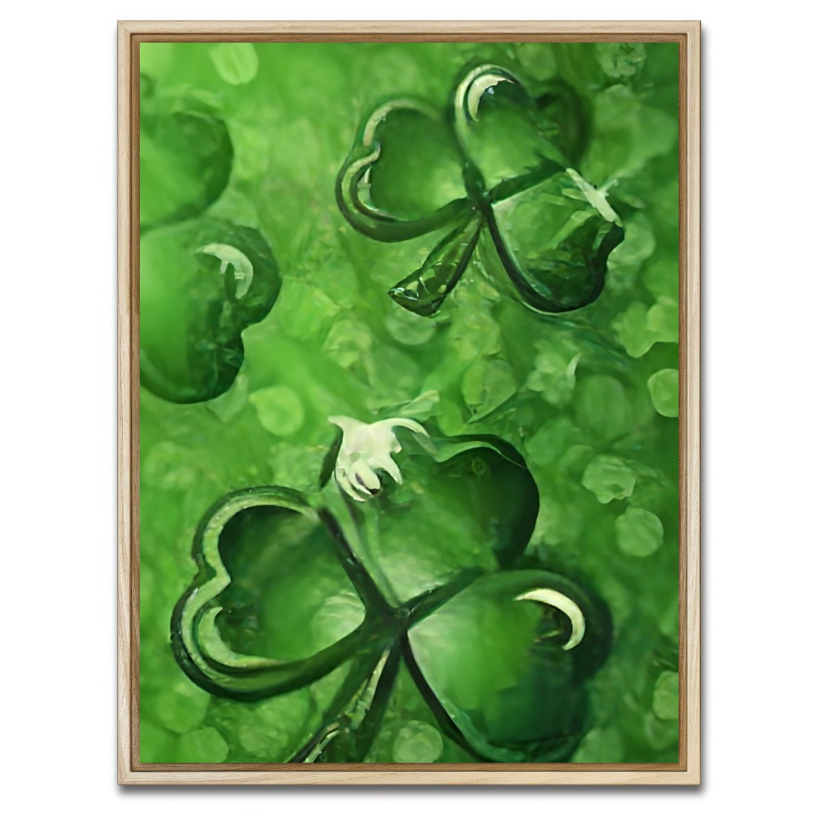 AUTO-MOCKUP WHITE | Clover | 1 Piece | Natural Framed Canvas | group=3x4