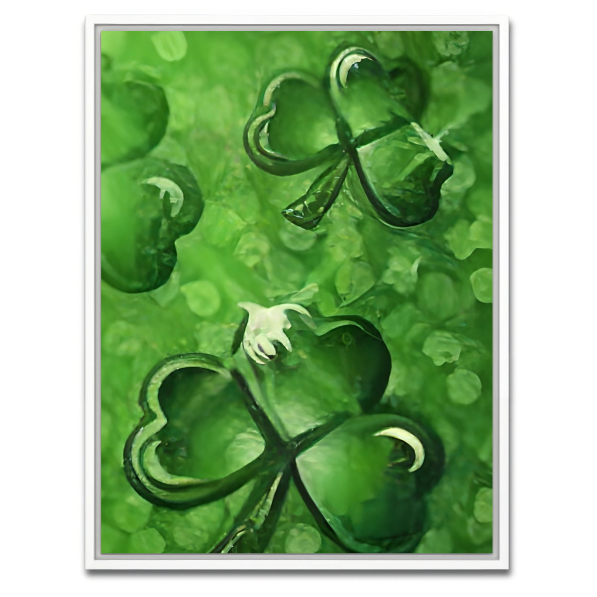 AUTO-MOCKUP WHITE | Clover | 1 Piece | White Framed Canvas | group=3x4