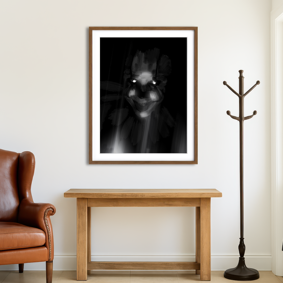 AUTO-MOCKUP ROOM | Clown Eyes Wall Art