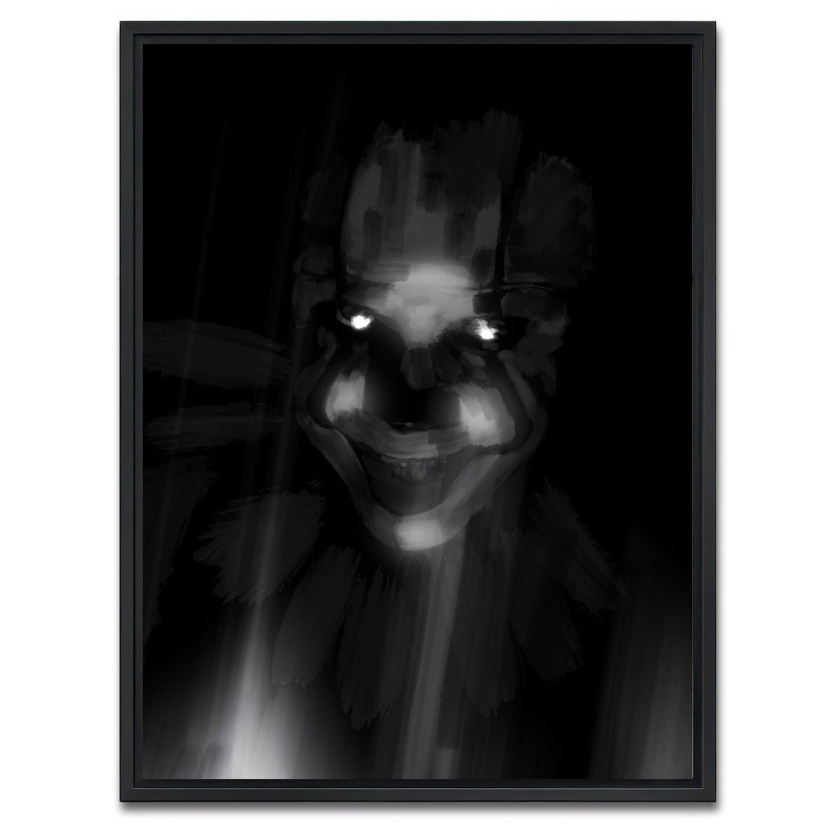 AUTO-MOCKUP WHITE | Clown Eyes | 1 Piece | Black Framed Canvas | group=3x4