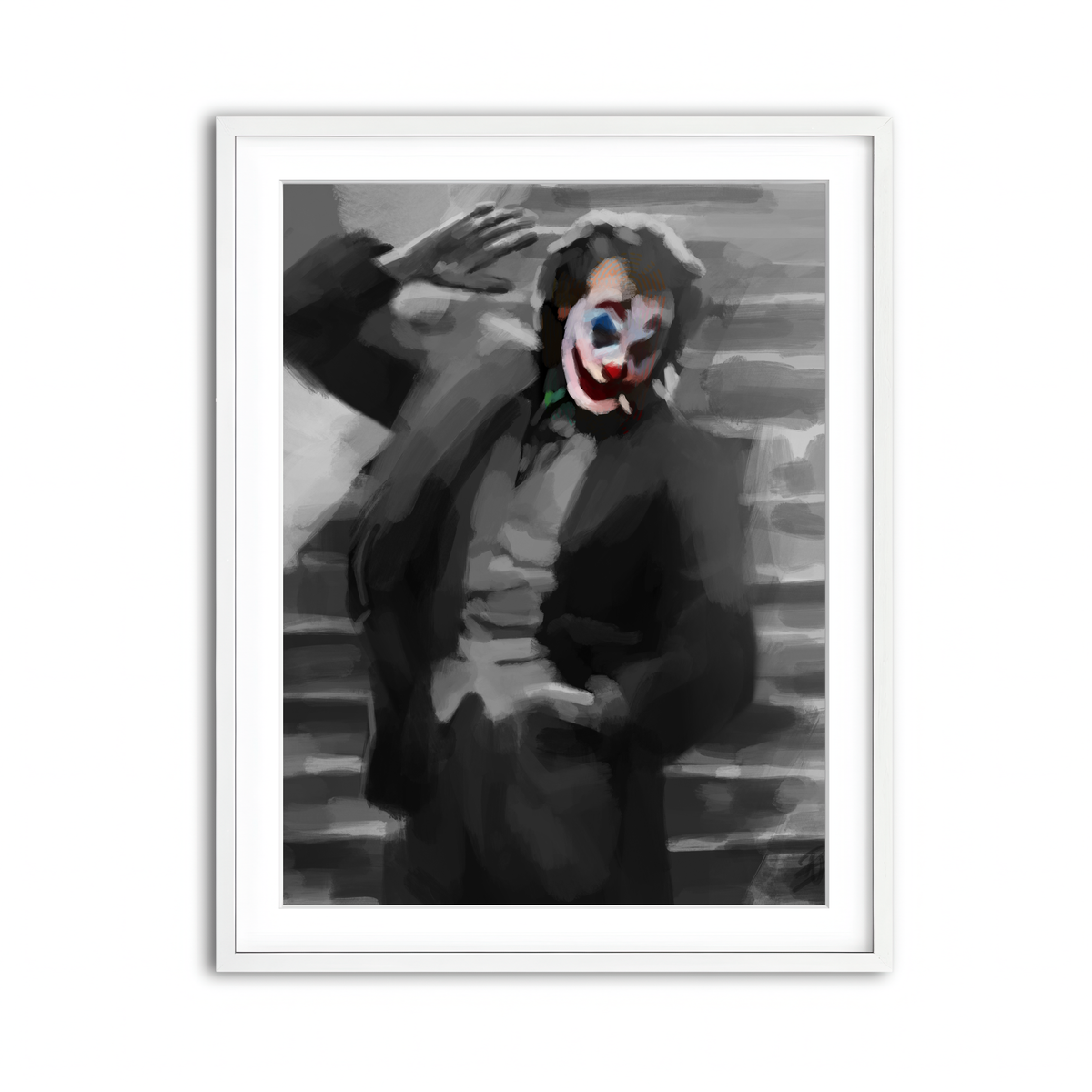 Framed Print 3x4 White