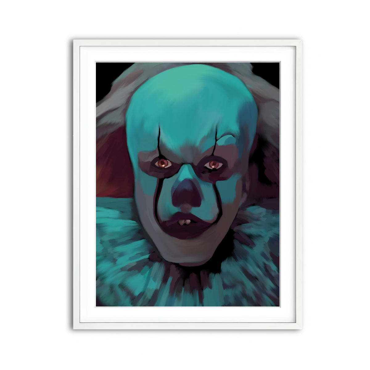 Framed Print 3x4 White