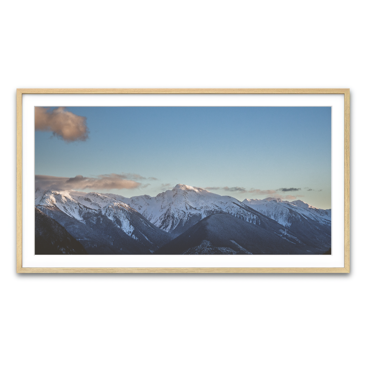 Framed Print 2x1 Natural