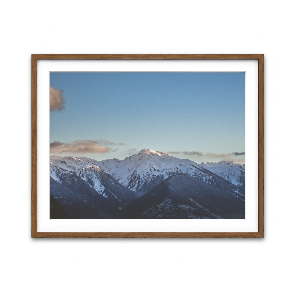 Framed Print 4x3 Walnut