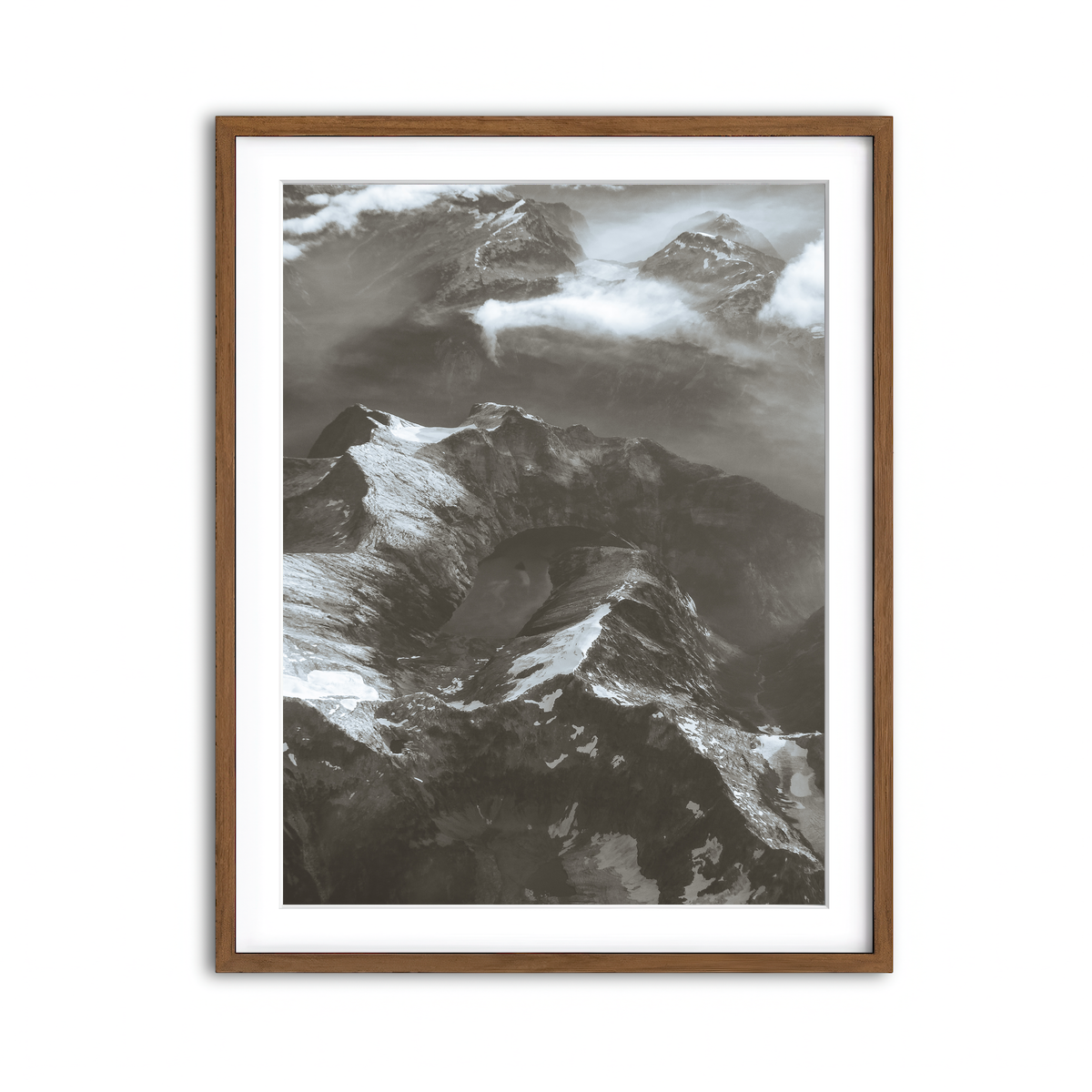 Framed Print 3x4 Walnut