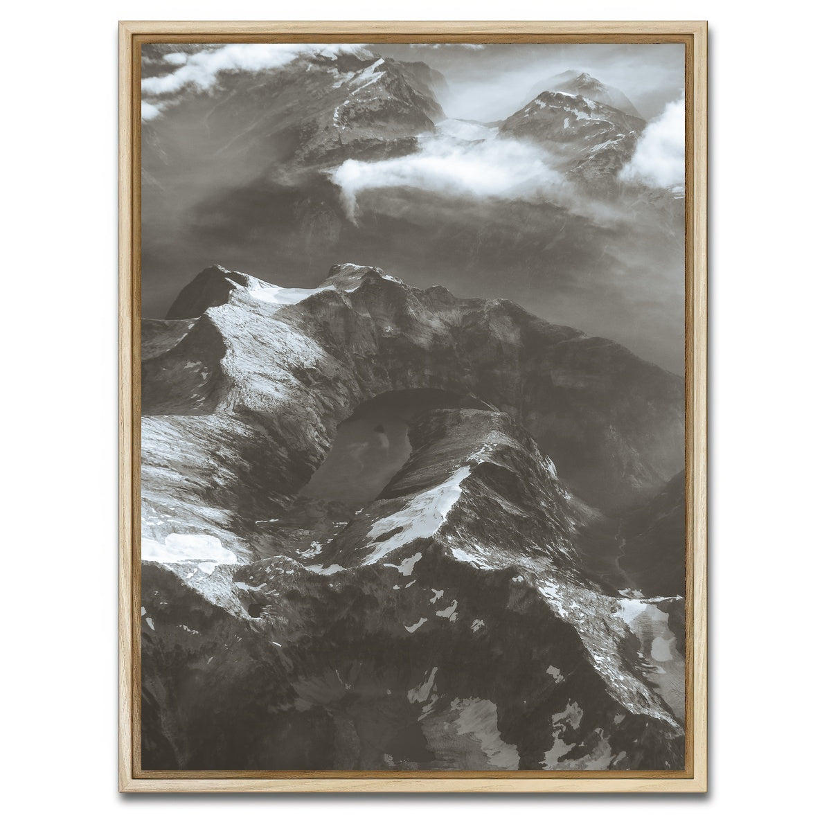 AUTO-MOCKUP WHITE | Coast Mountains Canada 1 | 1 Piece | Natural Framed Canvas | group=3x4