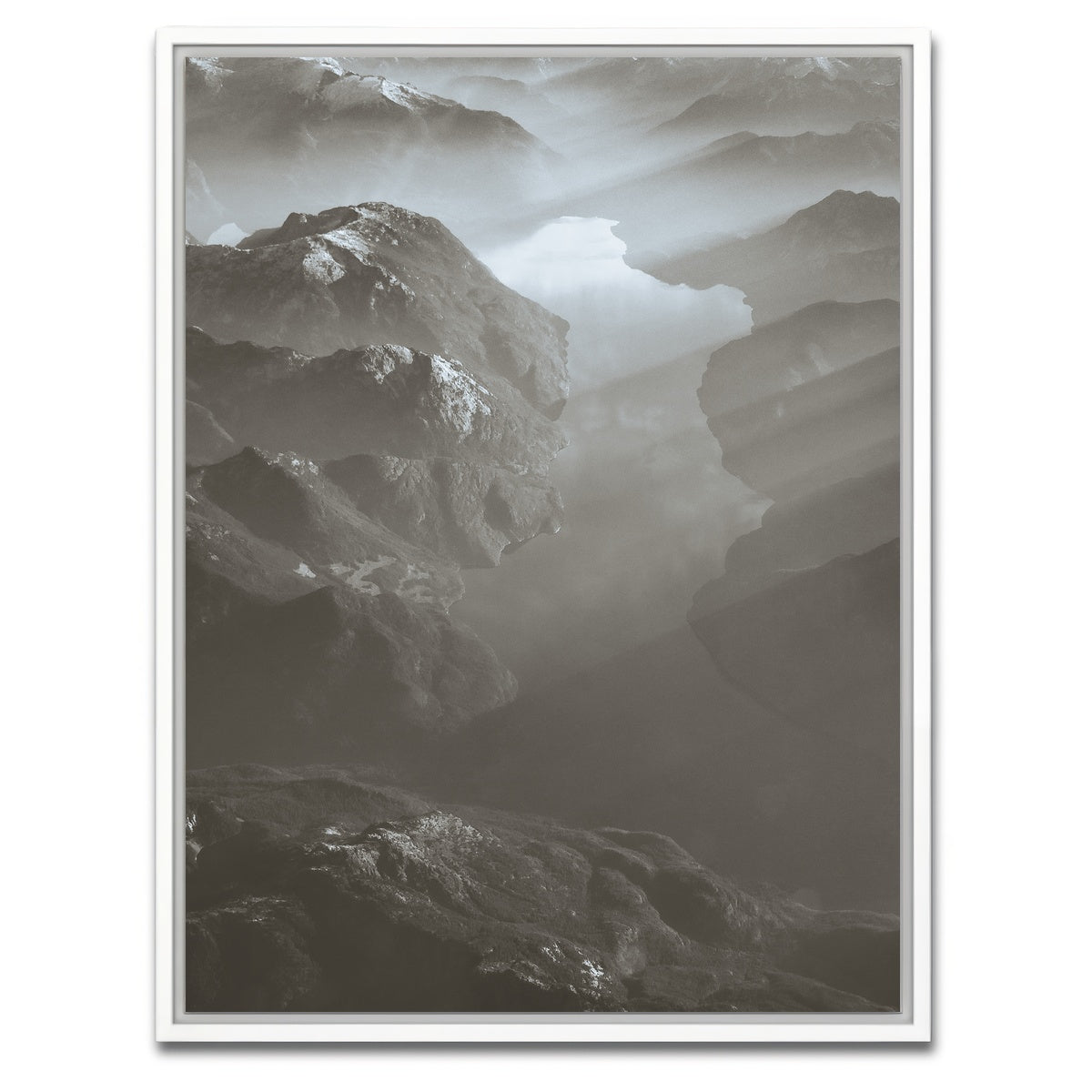 AUTO-MOCKUP WHITE | Coast Mountains Canada 2 | 1 Piece | White Framed Canvas | group=3x4