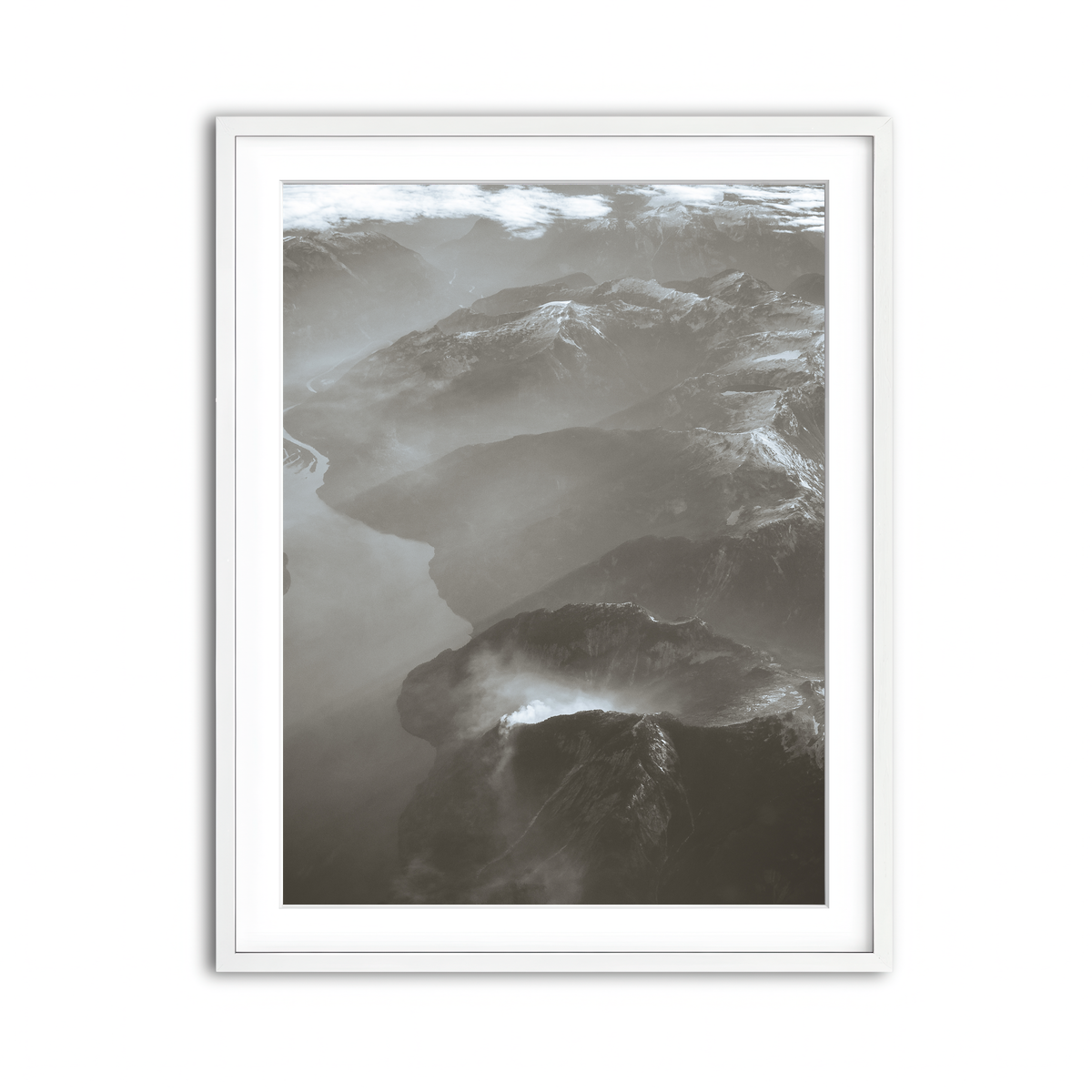 Framed Print 3x4 White