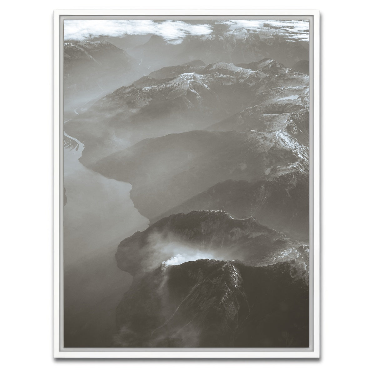 AUTO-MOCKUP WHITE | Coast Mountains Canada 3 | 1 Piece | White Framed Canvas | group=3x4