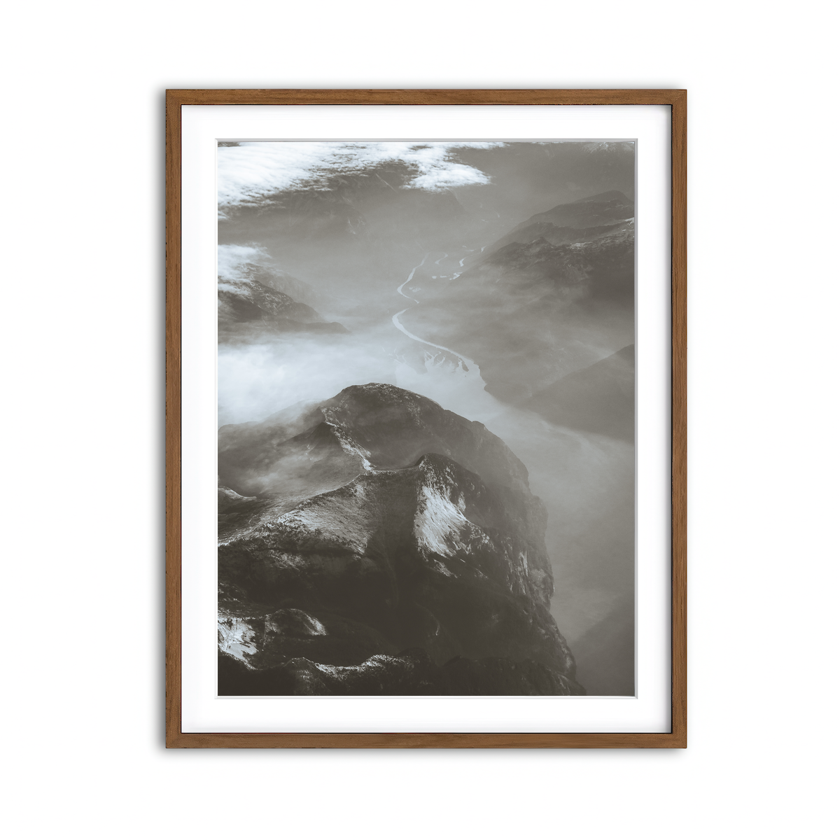 Framed Print 3x4 Walnut