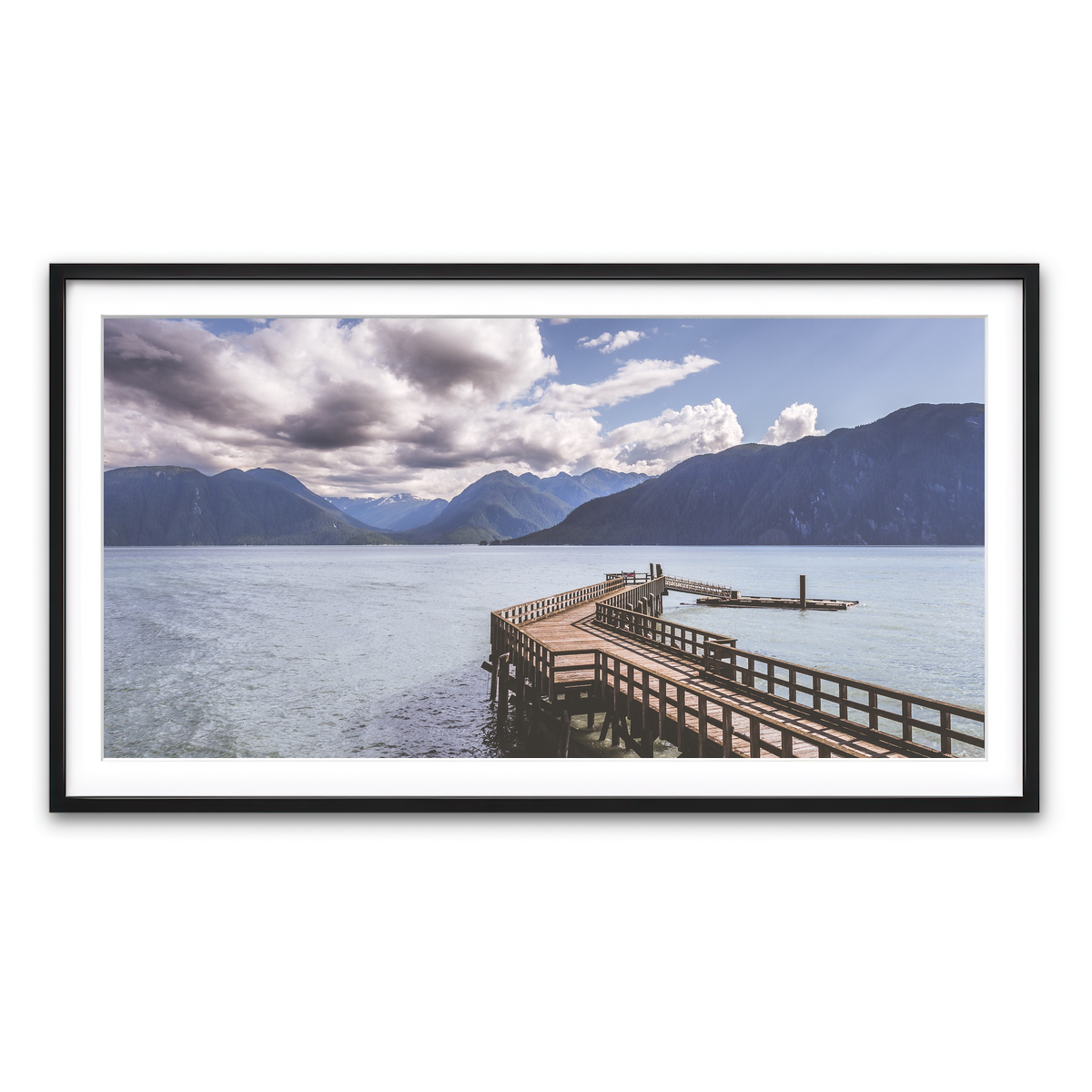 Framed Print 2x1 Black