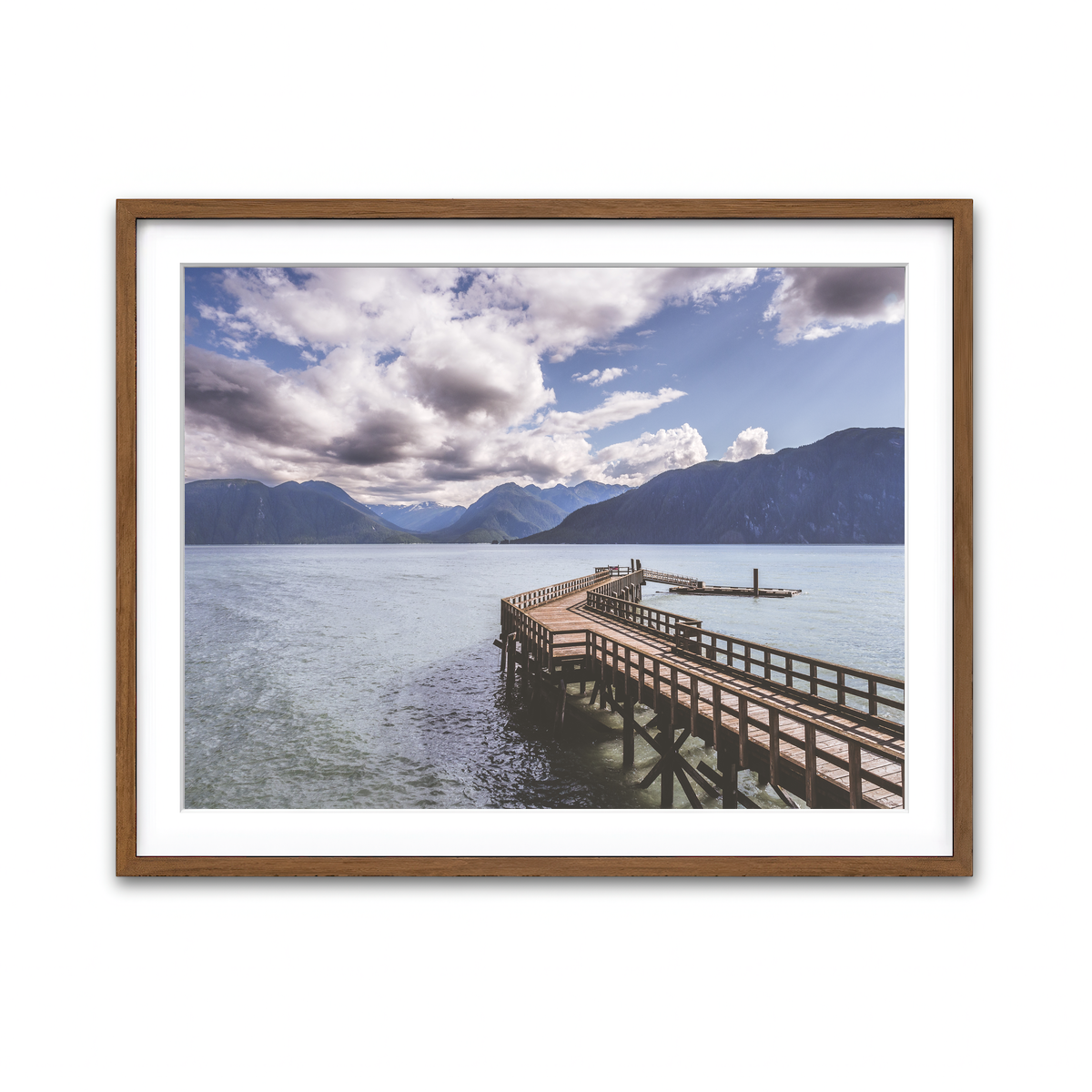 Framed Print 4x3 Walnut