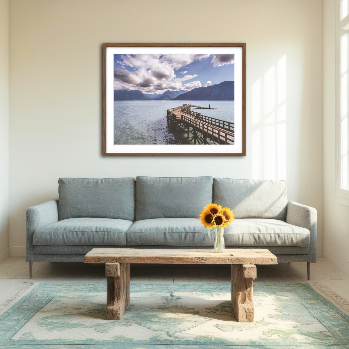 AUTO-MOCKUP ROOM | Coast Mountains Gingolx Wall Art