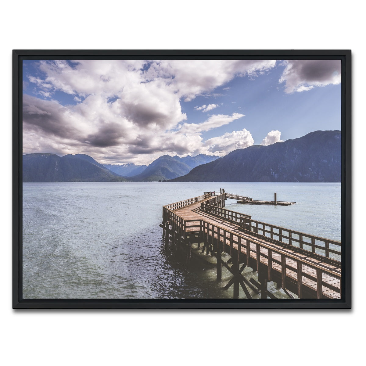 AUTO-MOCKUP WHITE | Coast Mountains Gingolx | 1 Piece | Black Framed Canvas | group=4x3