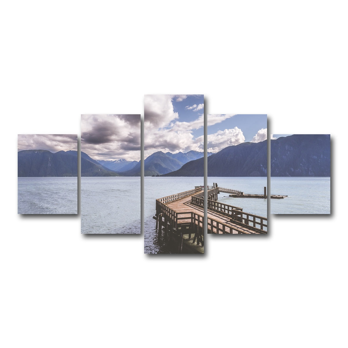 AUTO-MOCKUP WHITE | Coast Mountains Gingolx | 5 Piece | Gallery Wrap Canvas | group=5_short