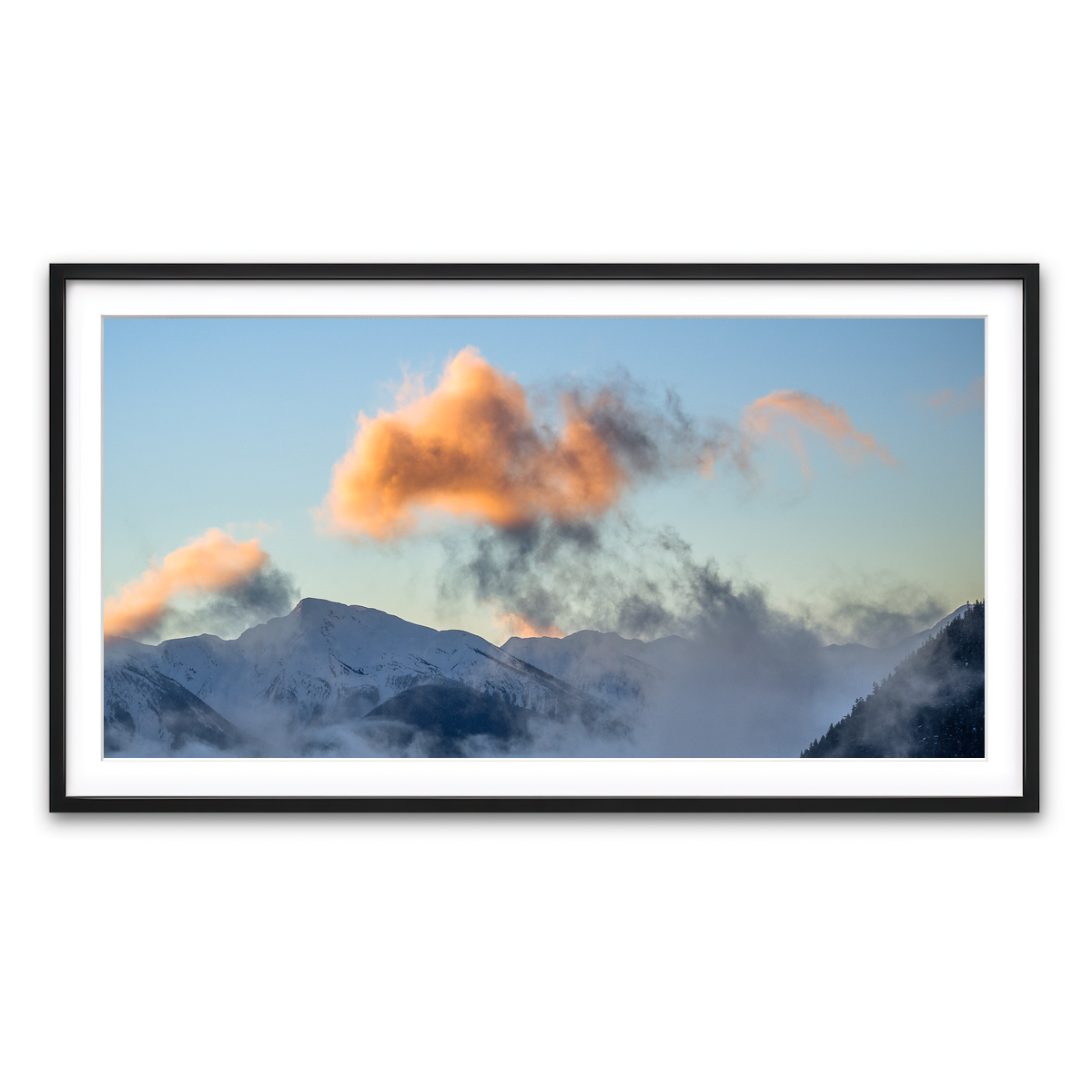 Framed Print 2x1 Black