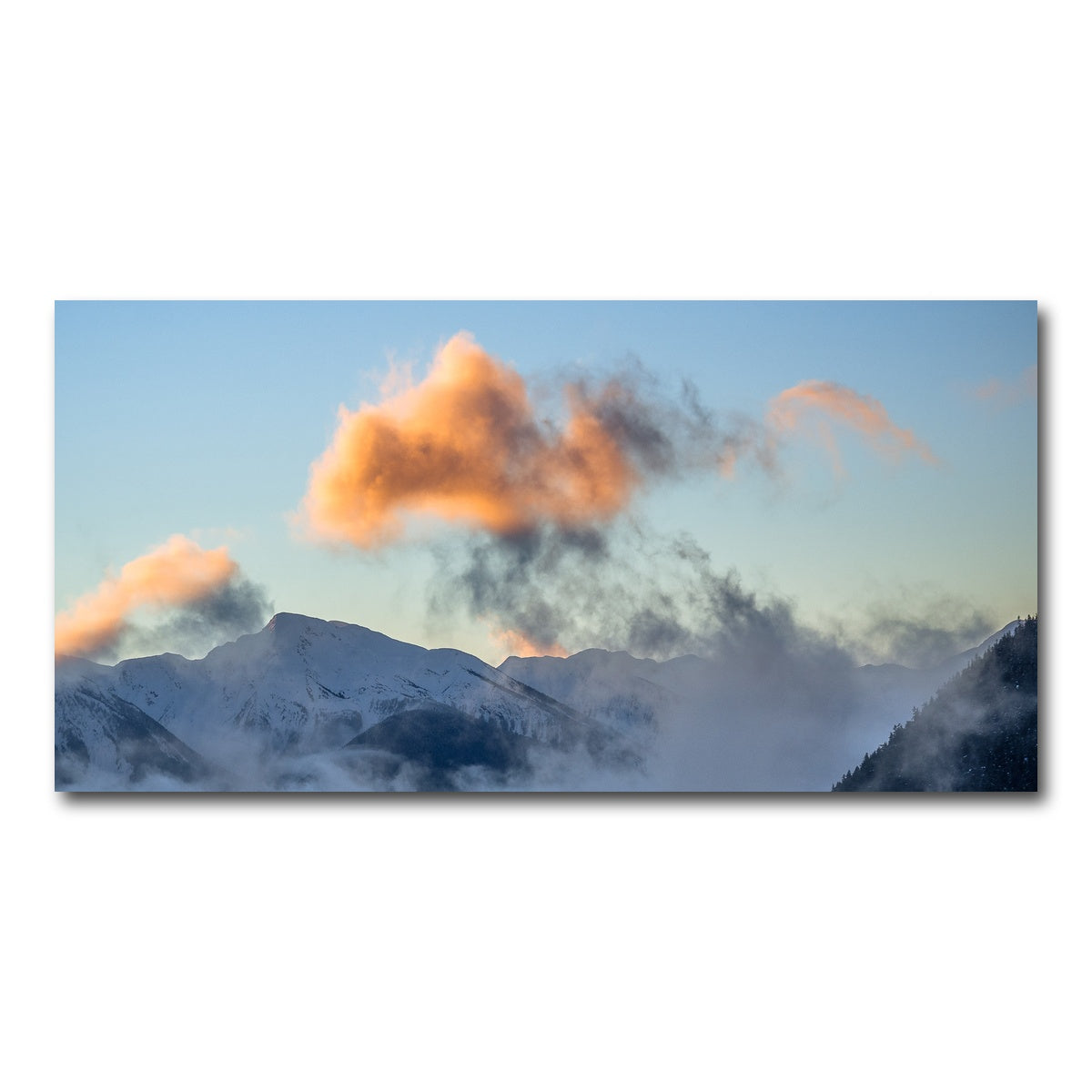 AUTO-MOCKUP WHITE | Coast Mountains Northern BC | 1 Piece | Gallery Wrap Canvas | group=2x1