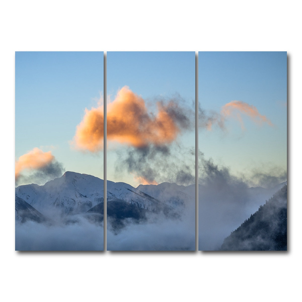 AUTO-MOCKUP WHITE | Coast Mountains Northern BC | 3 Piece | Gallery Wrap Canvas | group=8x18
