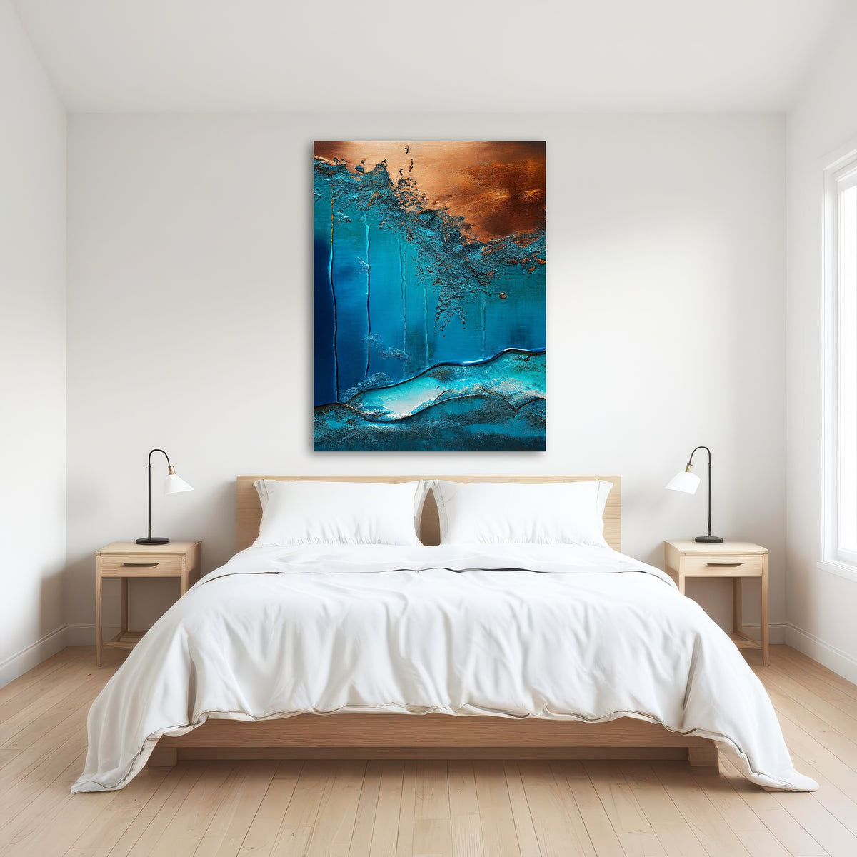 AUTO-MOCKUP ROOM | Coastal Abstract Series 1