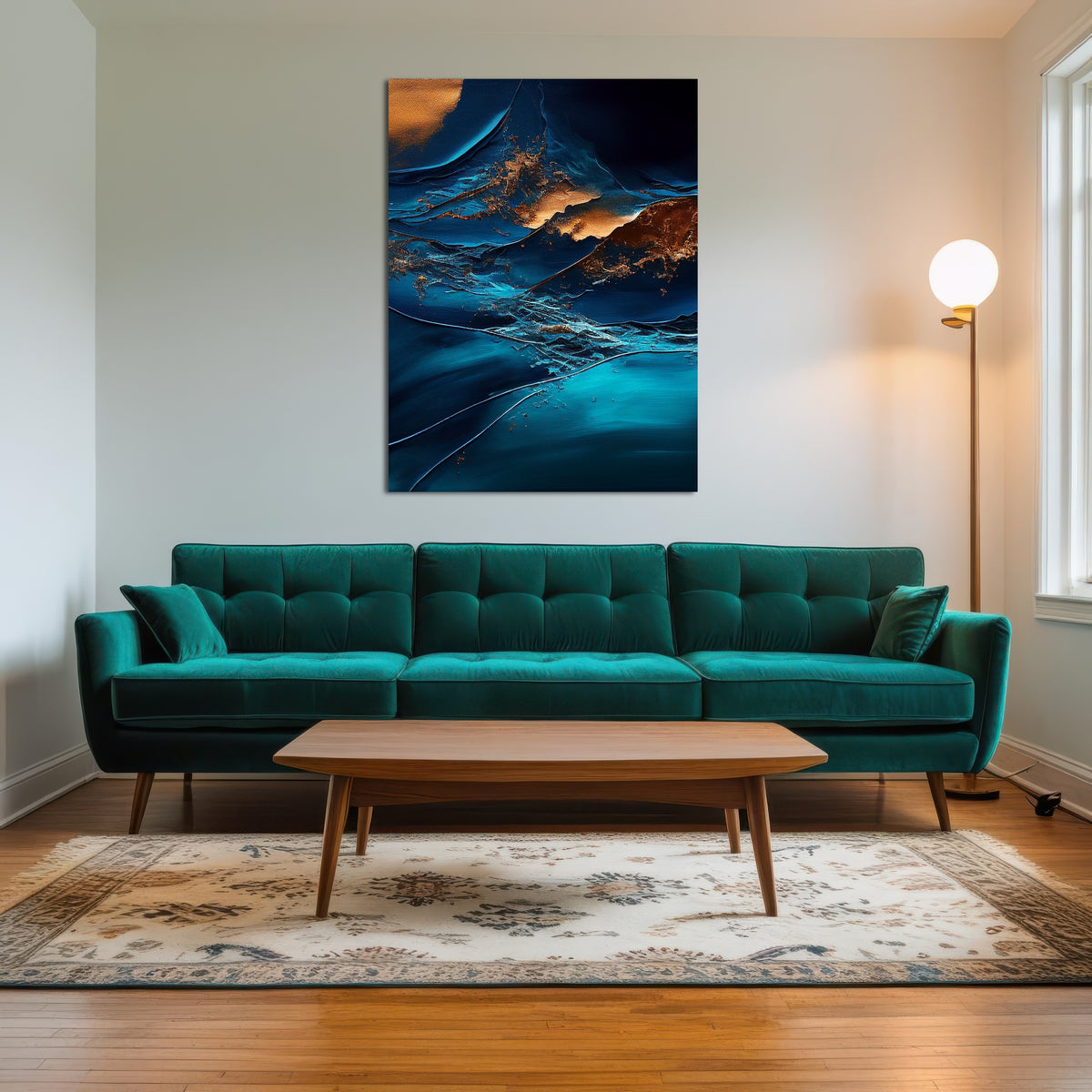 AUTO-MOCKUP ROOM | Coastal Abstract Series 2