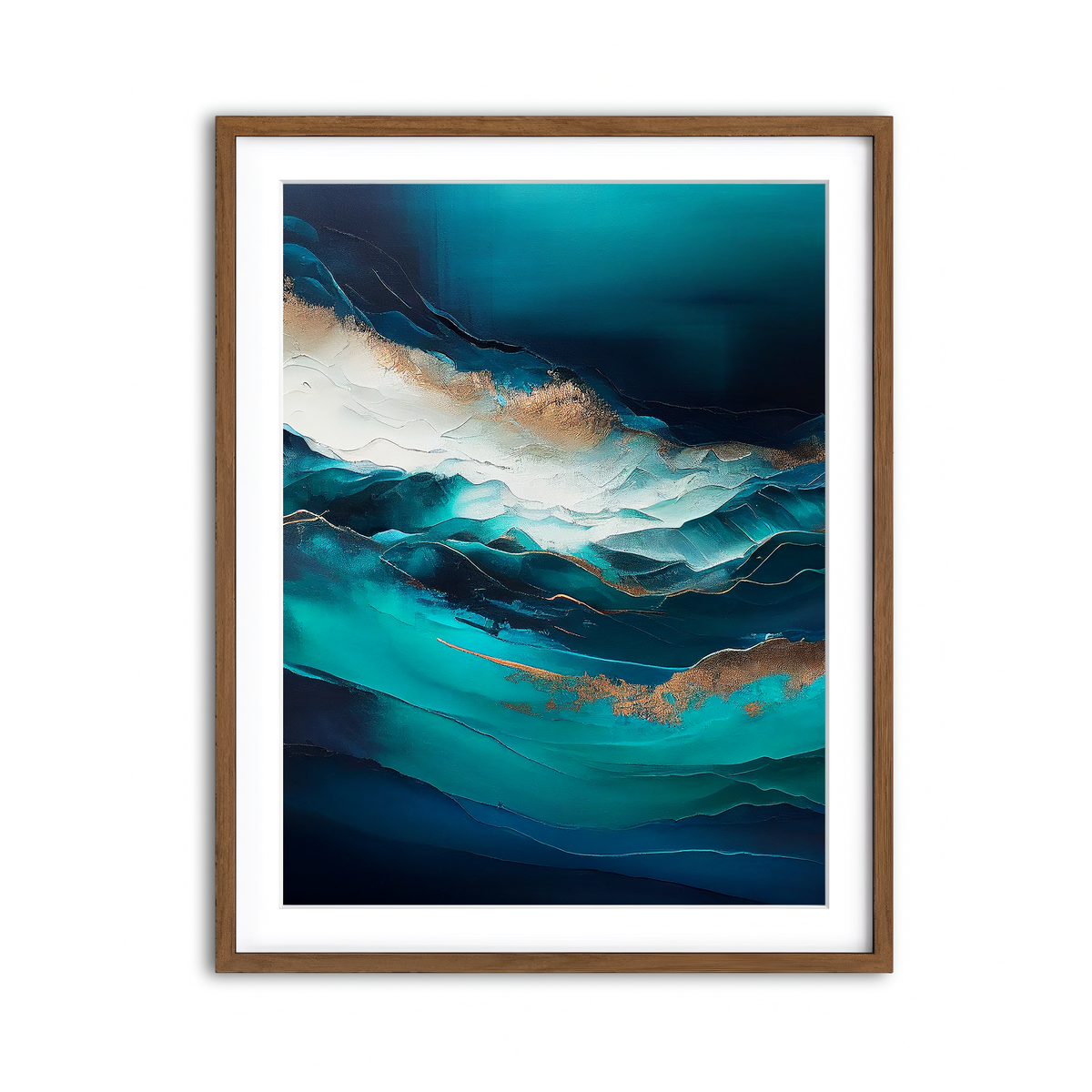 Framed Print 3x4 Walnut