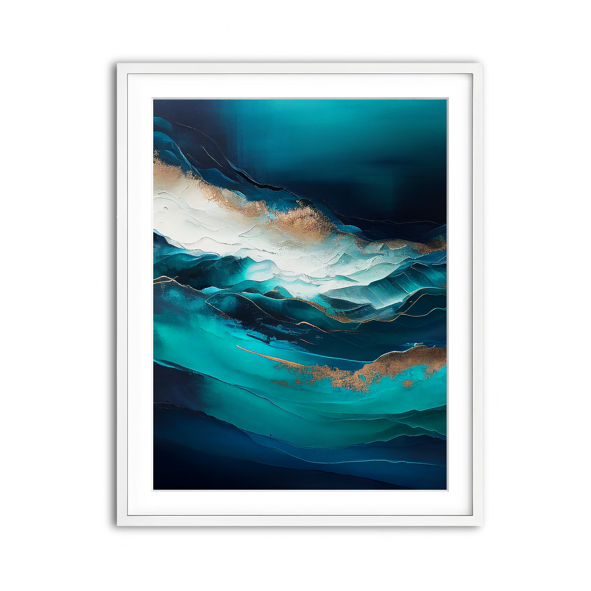 Framed Print 3x4 White