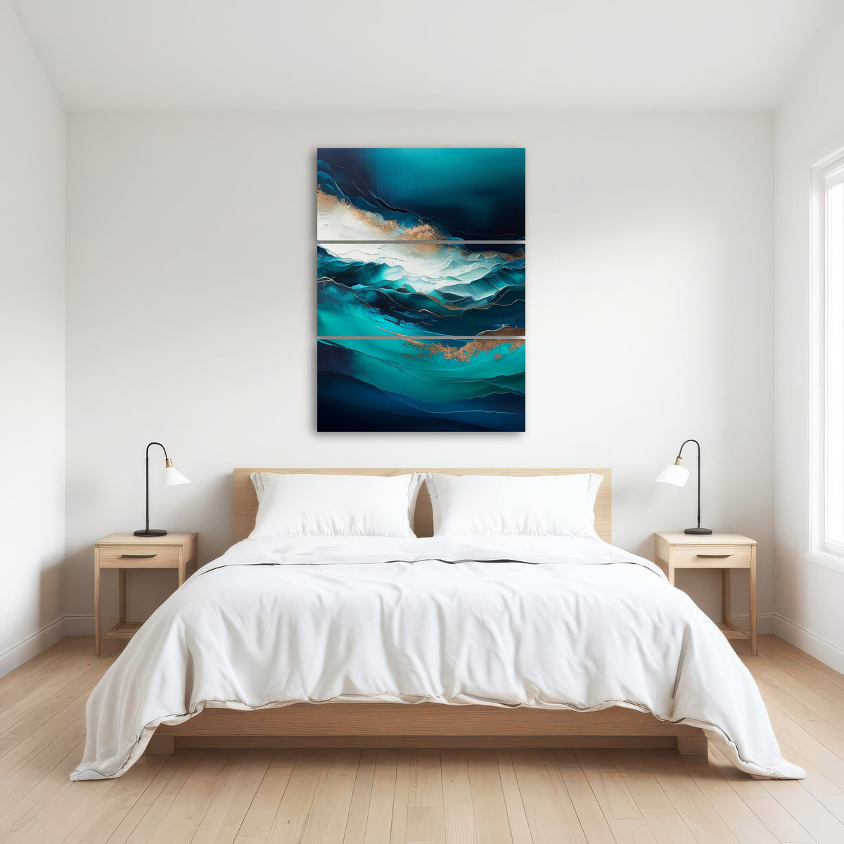AUTO-MOCKUP ROOM | Coastal Abstract Series 3