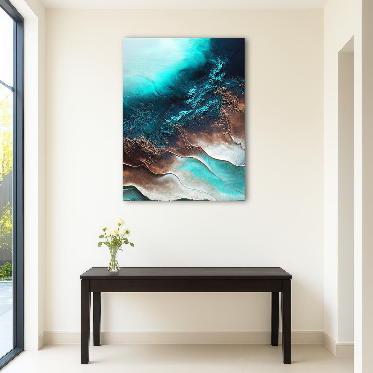 AUTO-MOCKUP ROOM | Coastal Abstract Series 5