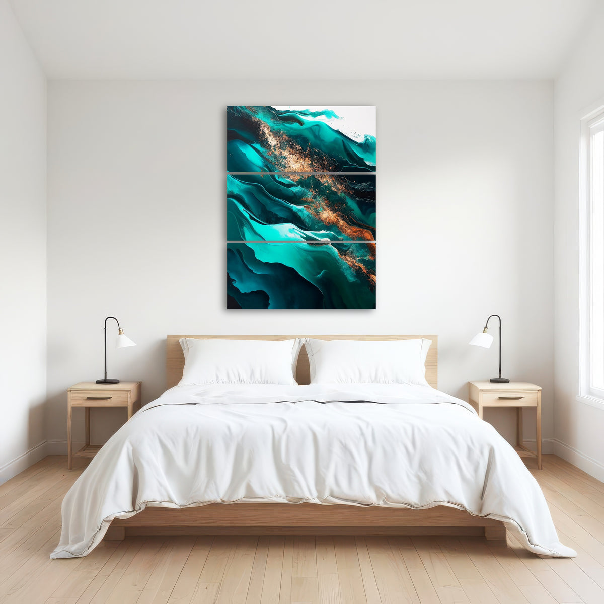AUTO-MOCKUP ROOM | Coastal Abstract Series 6