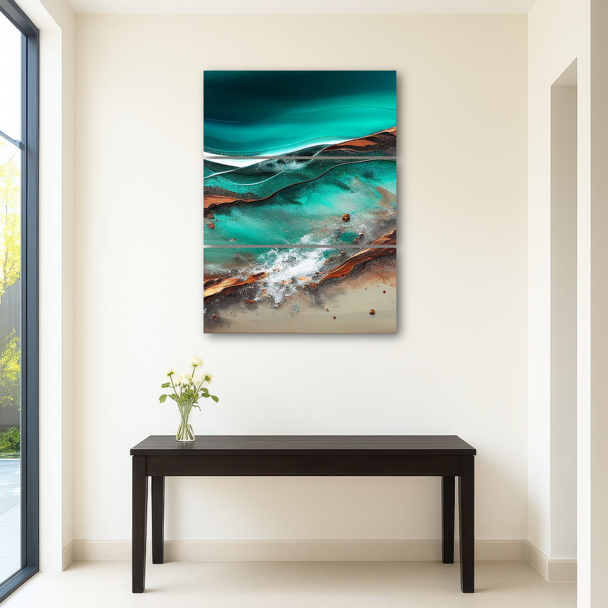AUTO-MOCKUP ROOM | Coastal Abstract Series 8