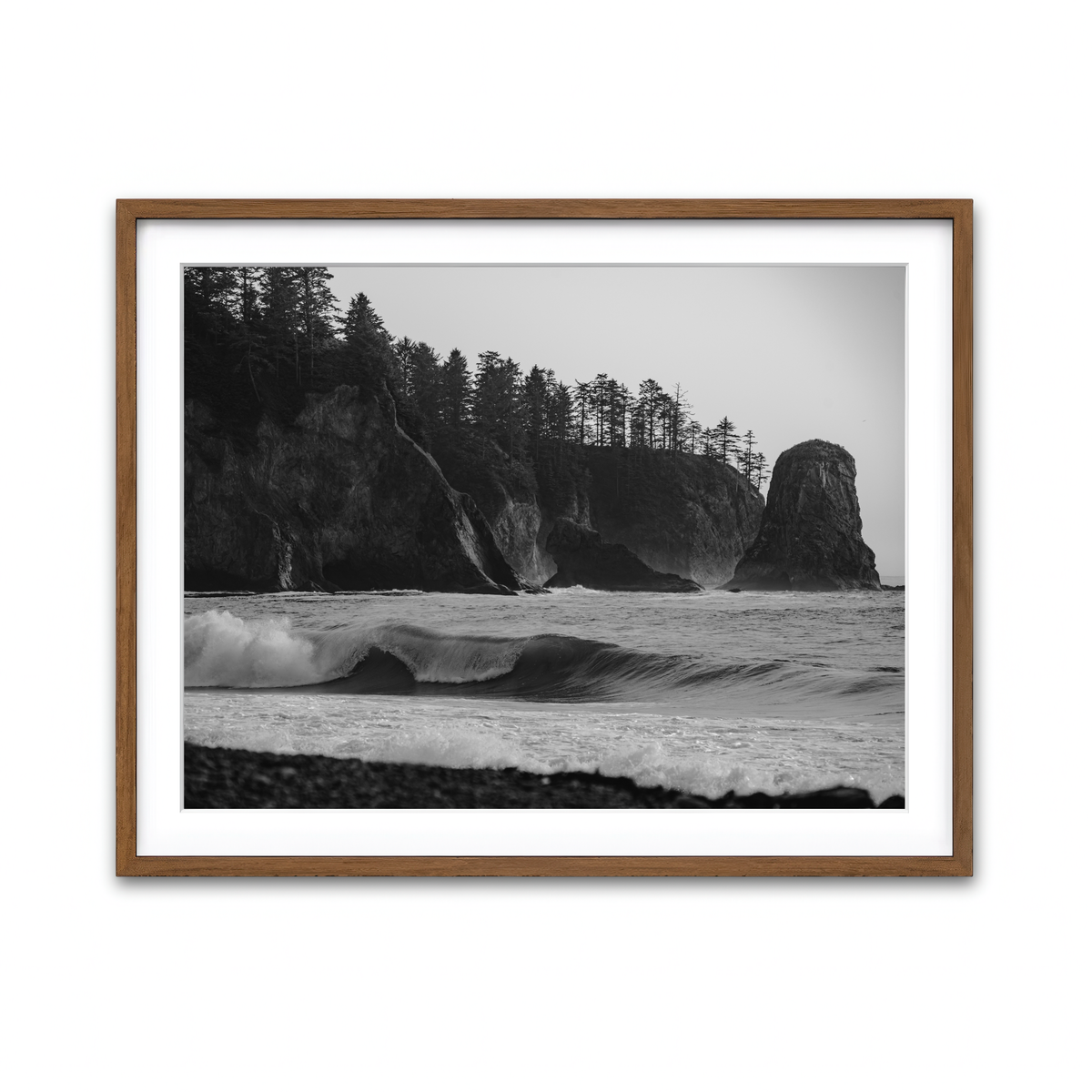 Framed Print 4x3 Walnut
