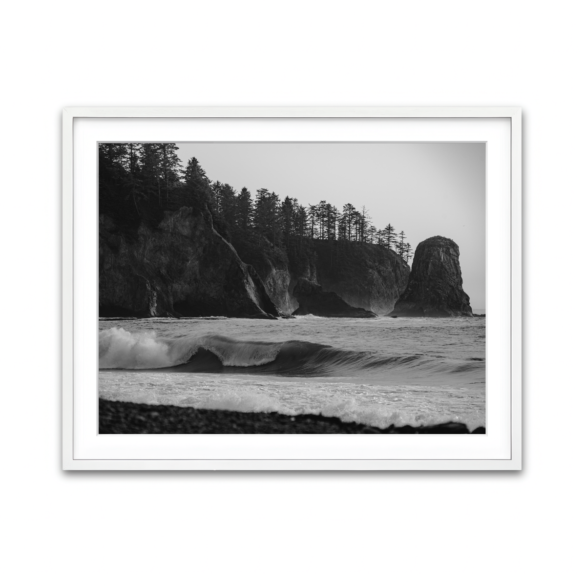 Framed Print 4x3 White