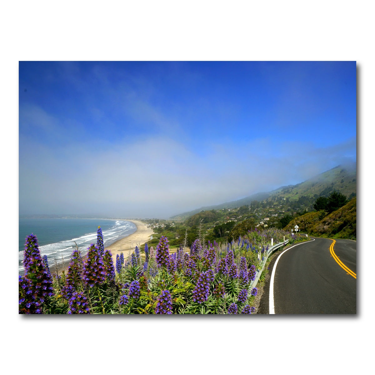 AUTO-MOCKUP WHITE | Coastal highway | 1 Piece | Gallery Wrap Canvas | group=4x3