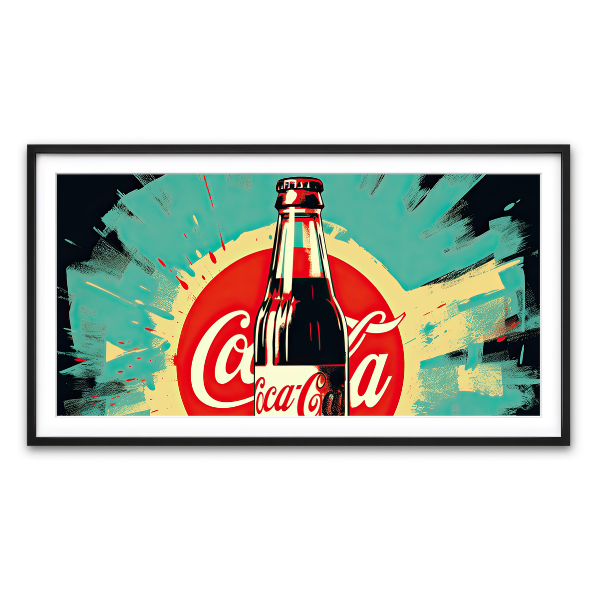 Framed Print 2x1 Black