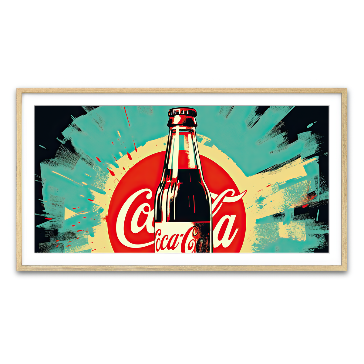 Framed Print 2x1 Natural