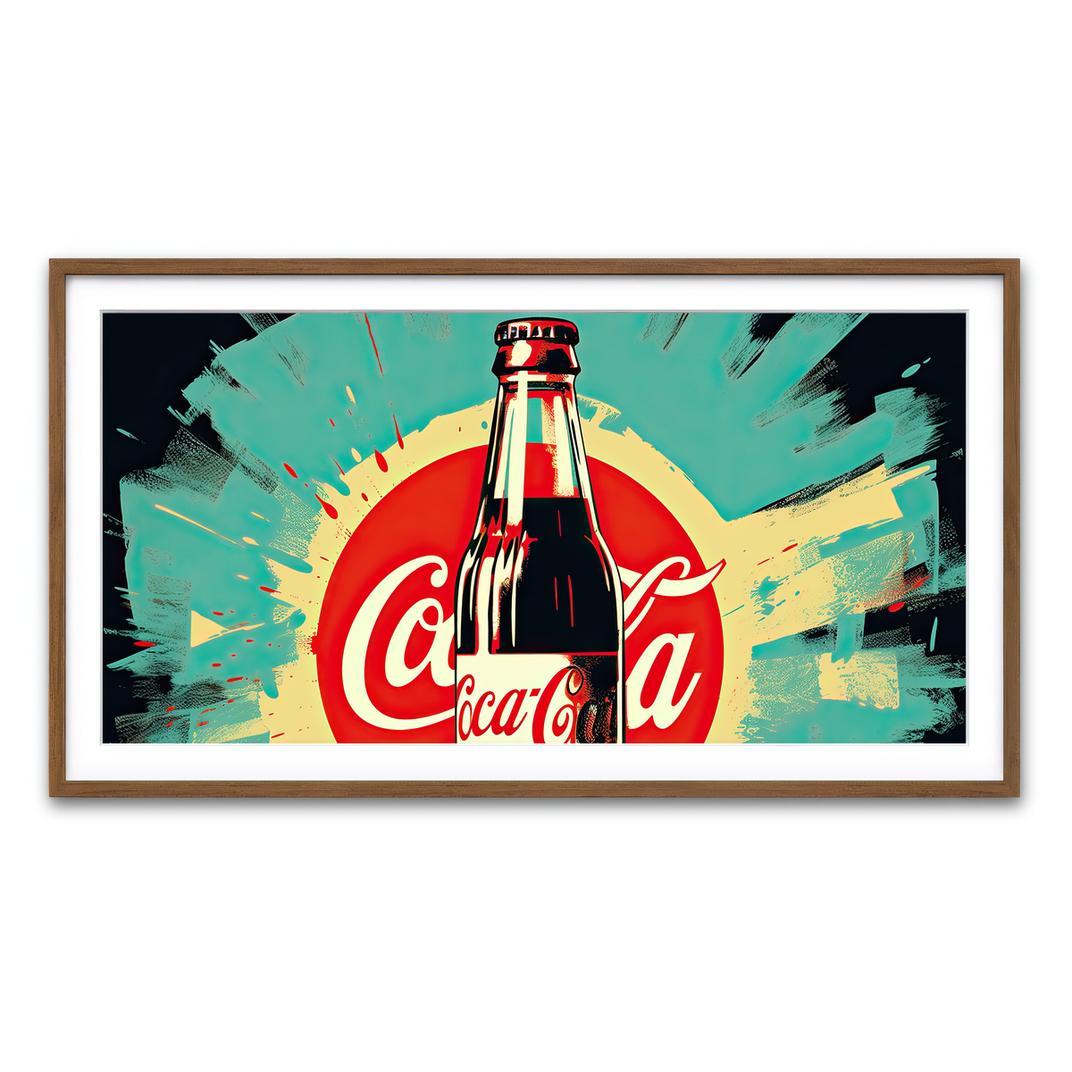 Framed Print 2x1 Walnut