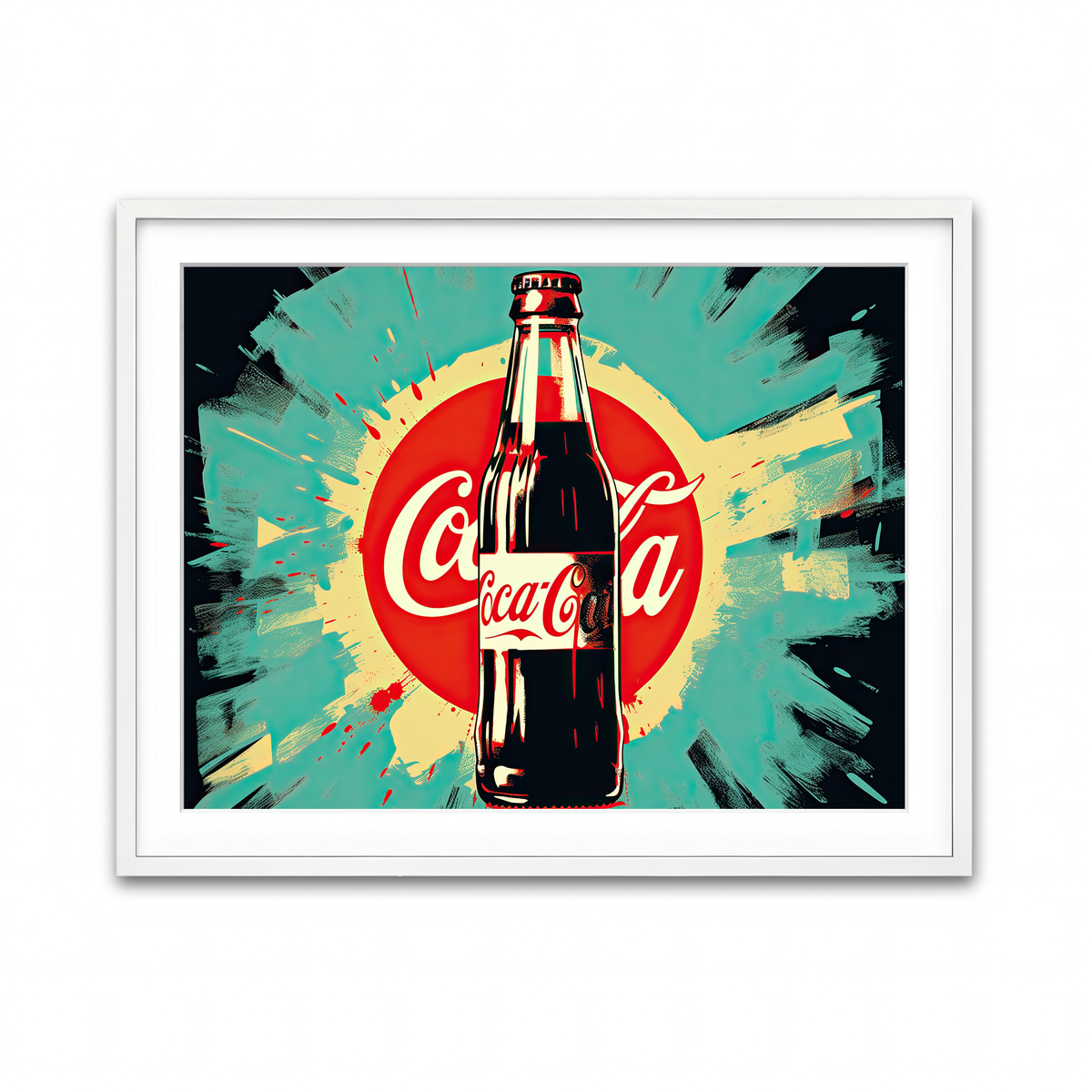 Framed Print 4x3 White