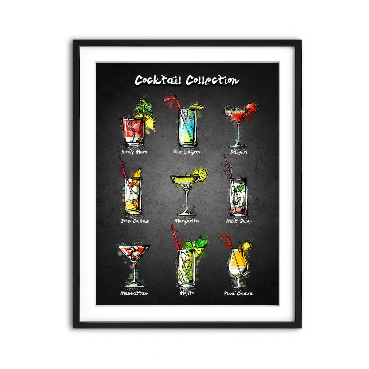 Framed Print 3x4 Black