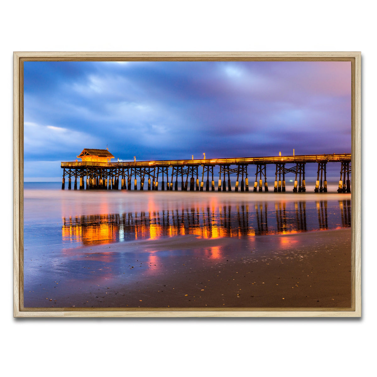 AUTO-MOCKUP WHITE | Cocoa Beach | 1 Piece | Natural Framed Canvas | group=4x3