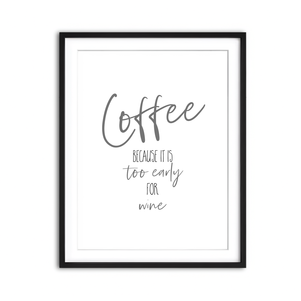 Framed Print 3x4 Black